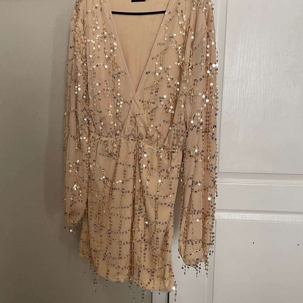Long sleeve dress size 10 missguided